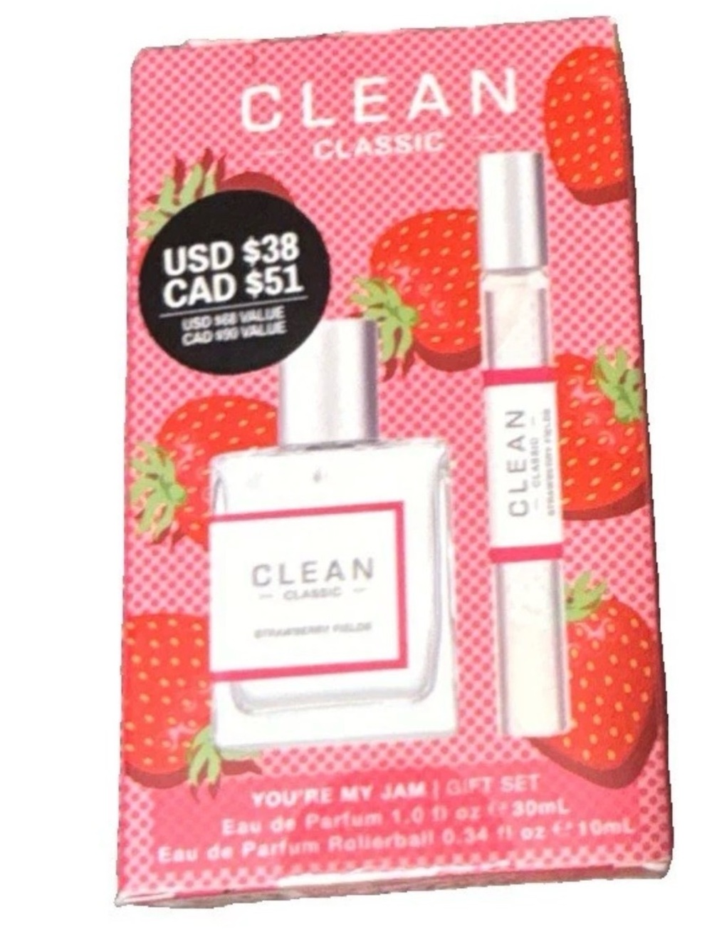 NIB Classic Clean Classic You're My Jam Gift Set - Pink